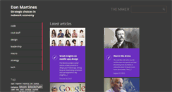 Desktop Screenshot of danmartines.com