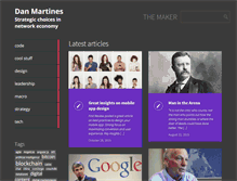 Tablet Screenshot of danmartines.com